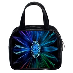 Flower Stigma Colorful Rainbow Animation Space Classic Handbags (2 Sides) by Mariart