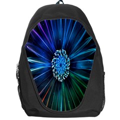 Flower Stigma Colorful Rainbow Animation Space Backpack Bag by Mariart