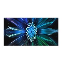 Flower Stigma Colorful Rainbow Animation Space Satin Wrap by Mariart