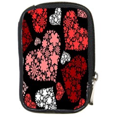 Floral Flower Heart Valentine Compact Camera Cases