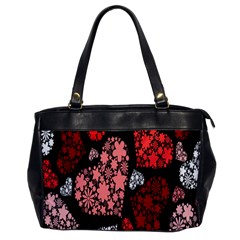 Floral Flower Heart Valentine Office Handbags