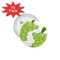 Fruit Green Grape 1 75  Buttons (10 Pack)