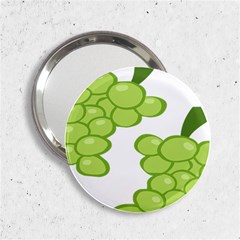 Fruit Green Grape 2 25  Handbag Mirrors by Mariart