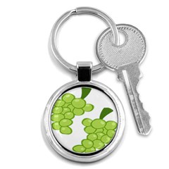 Fruit Green Grape Key Chains (round) 