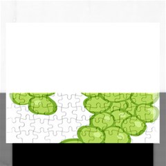 Fruit Green Grape Rectangular Jigsaw Puzzl by Mariart