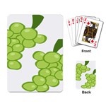 Fruit Green Grape Playing Card Back