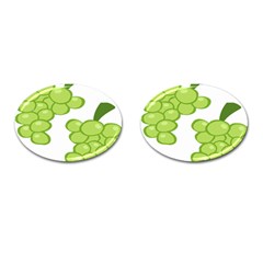 Fruit Green Grape Cufflinks (oval)