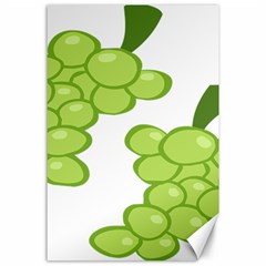 Fruit Green Grape Canvas 24  X 36 