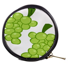 Fruit Green Grape Mini Makeup Bags by Mariart