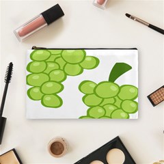 Fruit Green Grape Cosmetic Bag (medium)  by Mariart