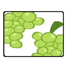 Fruit Green Grape Fleece Blanket (small) by Mariart