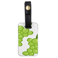 Fruit Green Grape Luggage Tags (one Side) 