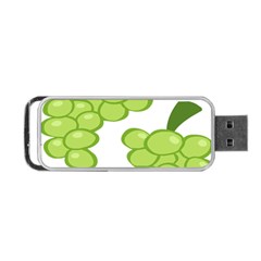 Fruit Green Grape Portable Usb Flash (one Side)