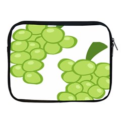 Fruit Green Grape Apple Ipad 2/3/4 Zipper Cases by Mariart