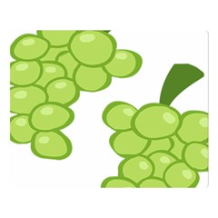 Fruit Green Grape Double Sided Flano Blanket (large)  by Mariart