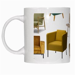 Furnitur Chair White Mugs by Mariart