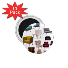 Furnitur Chair 1 75  Magnets (10 Pack) 