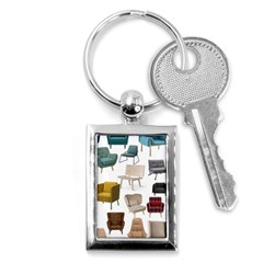 Furnitur Chair Key Chains (rectangle) 