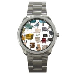 Furnitur Chair Sport Metal Watch by Mariart