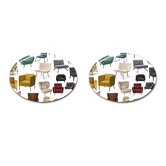 Furnitur Chair Cufflinks (oval) by Mariart