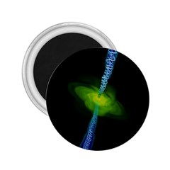 Gas Yellow Falling Into Black Hole 2 25  Magnets