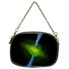 Gas Yellow Falling Into Black Hole Chain Purses (one Side)  by Mariart