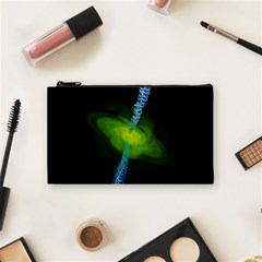 Gas Yellow Falling Into Black Hole Cosmetic Bag (small)  by Mariart