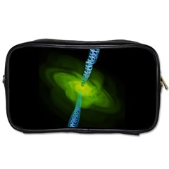 Gas Yellow Falling Into Black Hole Toiletries Bags by Mariart