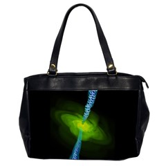 Gas Yellow Falling Into Black Hole Office Handbags (2 Sides)  by Mariart