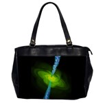 Gas Yellow Falling Into Black Hole Office Handbags (2 Sides)  Front