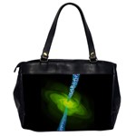 Gas Yellow Falling Into Black Hole Office Handbags (2 Sides)  Back