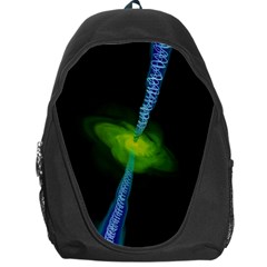 Gas Yellow Falling Into Black Hole Backpack Bag by Mariart