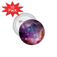 Galaxy Space Star Light Purple 1 75  Buttons (10 Pack)