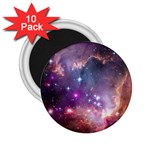 Galaxy Space Star Light Purple 2.25  Magnets (10 pack)  Front