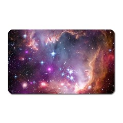 Galaxy Space Star Light Purple Magnet (rectangular) by Mariart