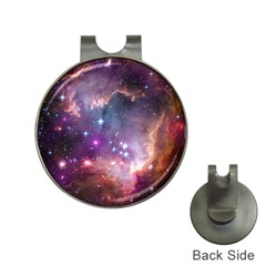 Galaxy Space Star Light Purple Hat Clips With Golf Markers