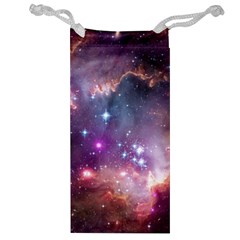 Galaxy Space Star Light Purple Jewelry Bag