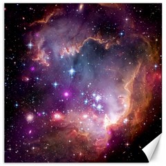 Galaxy Space Star Light Purple Canvas 12  X 12  