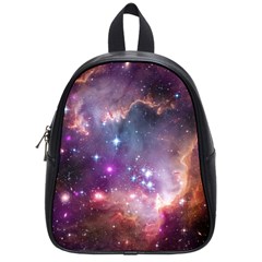 Galaxy Space Star Light Purple School Bag (small)