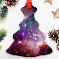 Galaxy Space Star Light Purple Ornament (christmas Tree) 