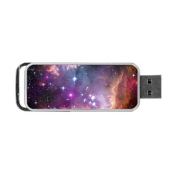 Galaxy Space Star Light Purple Portable Usb Flash (one Side)