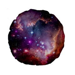 Galaxy Space Star Light Purple Standard 15  Premium Round Cushions by Mariart