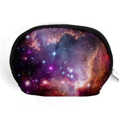 Galaxy Space Star Light Purple Accessory Pouches (medium)  by Mariart