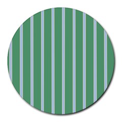 Green Line Vertical Round Mousepads by Mariart