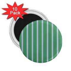 Green Line Vertical 2 25  Magnets (10 Pack) 