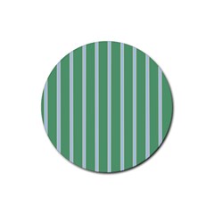 Green Line Vertical Rubber Coaster (round) 