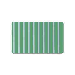 Green Line Vertical Magnet (name Card) by Mariart