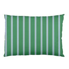 Green Line Vertical Pillow Case