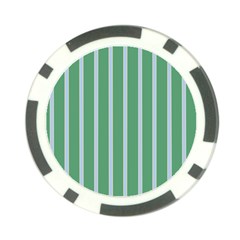 Green Line Vertical Poker Chip Card Guard (10 Pack)