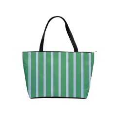 Green Line Vertical Shoulder Handbags